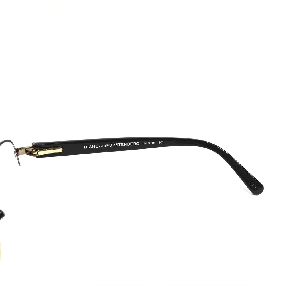 Diane von Furstenberg Eyeglasses Frames DVF8036 201 Brown Cat Eye 51-18-135